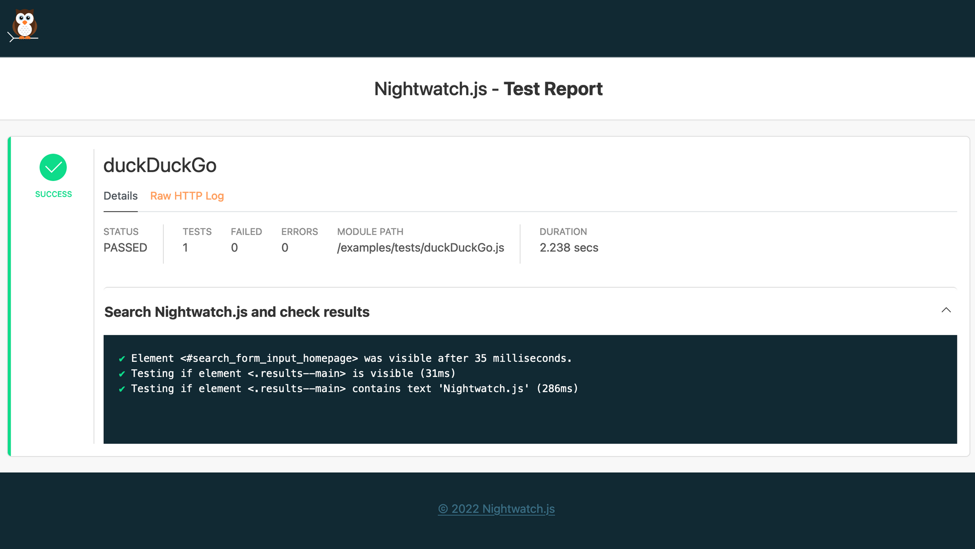 Publish your Nightwatch HTML Report on Github Pages
